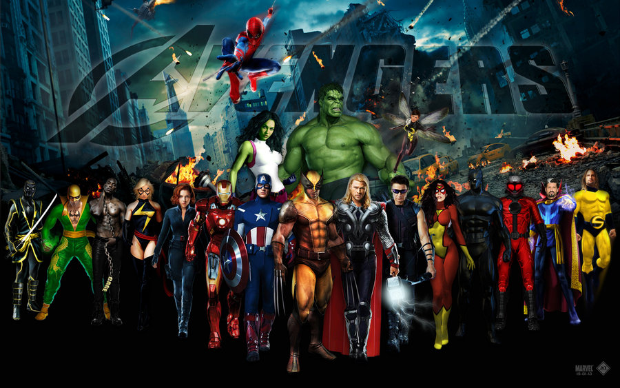 The Avengers Dream Team Wallpaper V4 By Lesajt