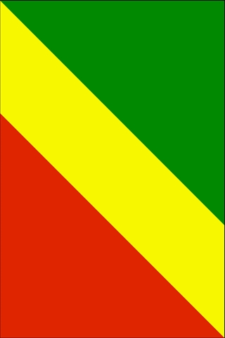 Republic Of The Congo Flag iPhone Wallpaper HD