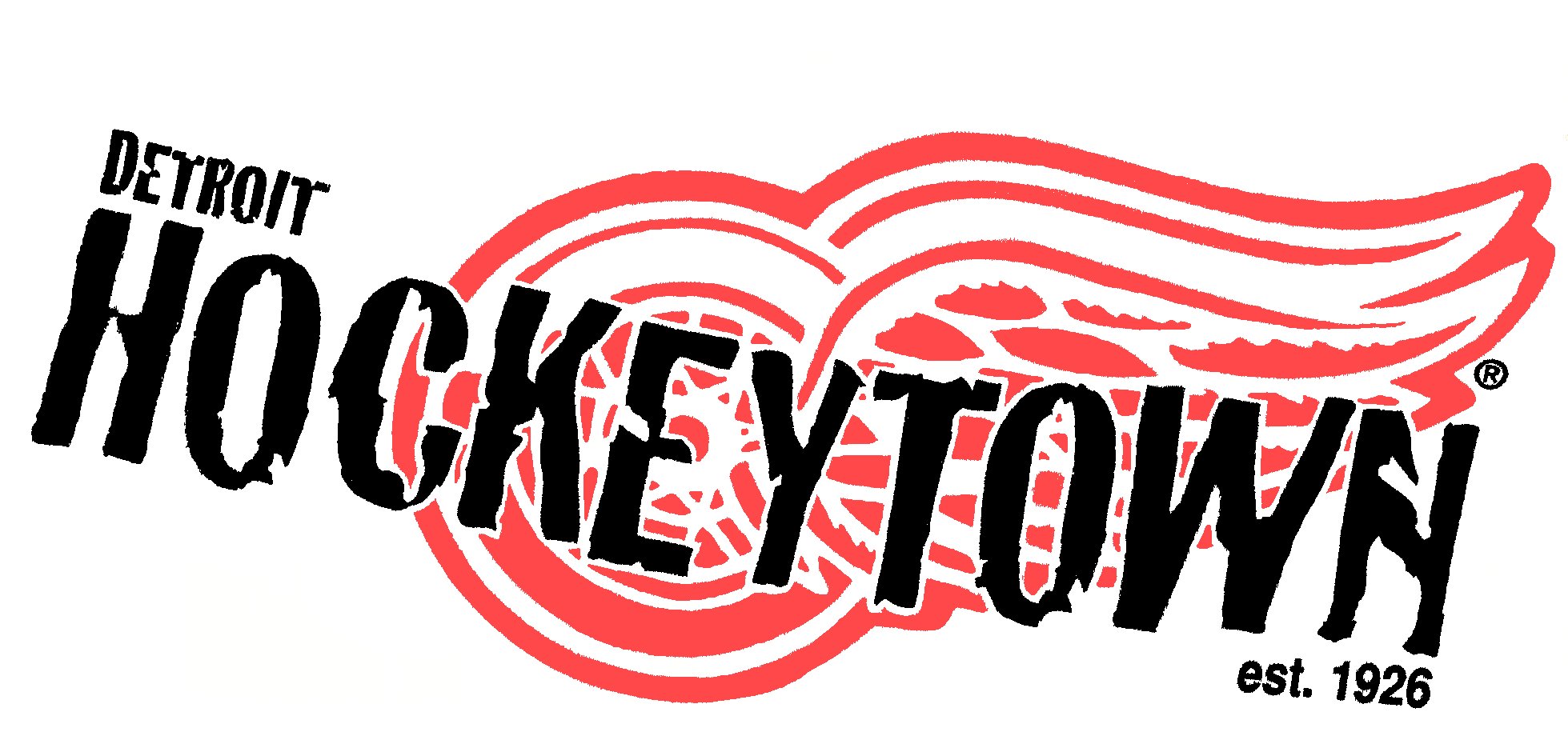 Detroit Red Wings Hockeytown Logo Diymid