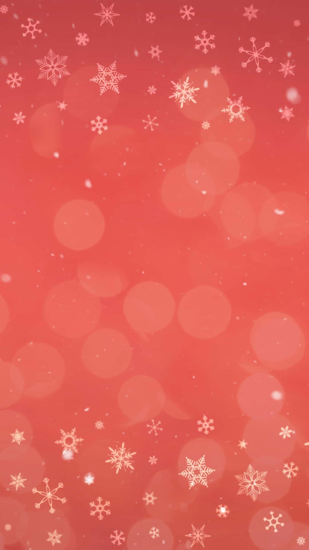 Festive Christmas Background With Sparkling Ornaments And