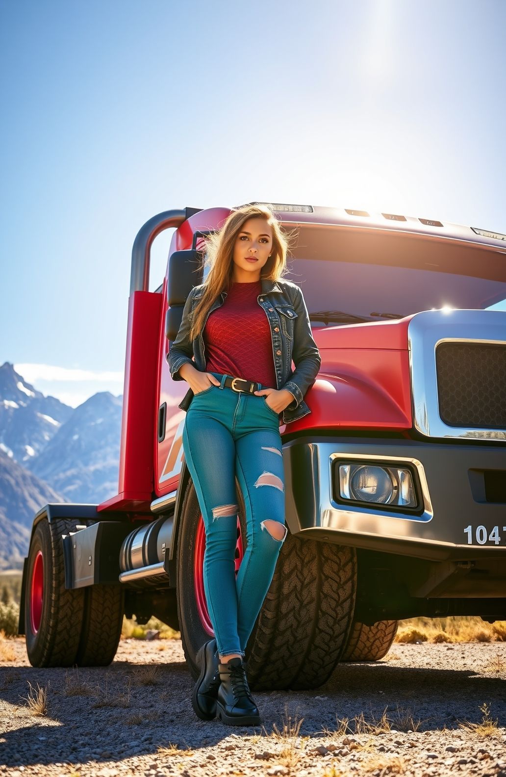 Girls And Trucks Wallpaper