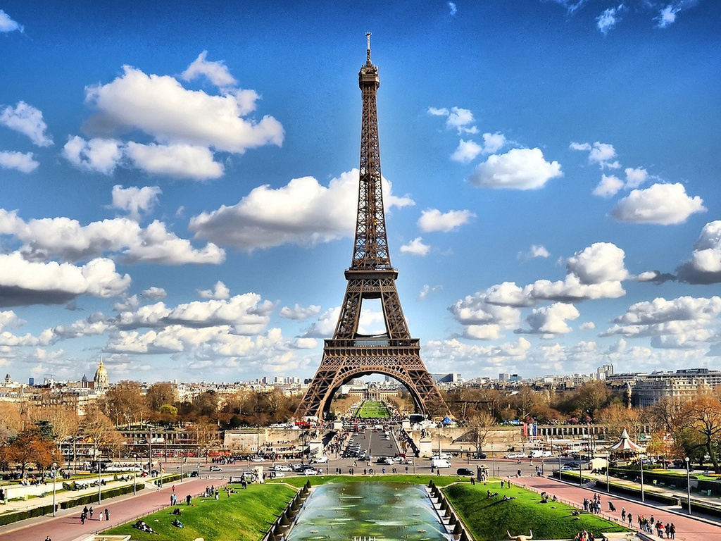 HD Wallpaper Parijs Frankrijk Eiffeltoren City Foto