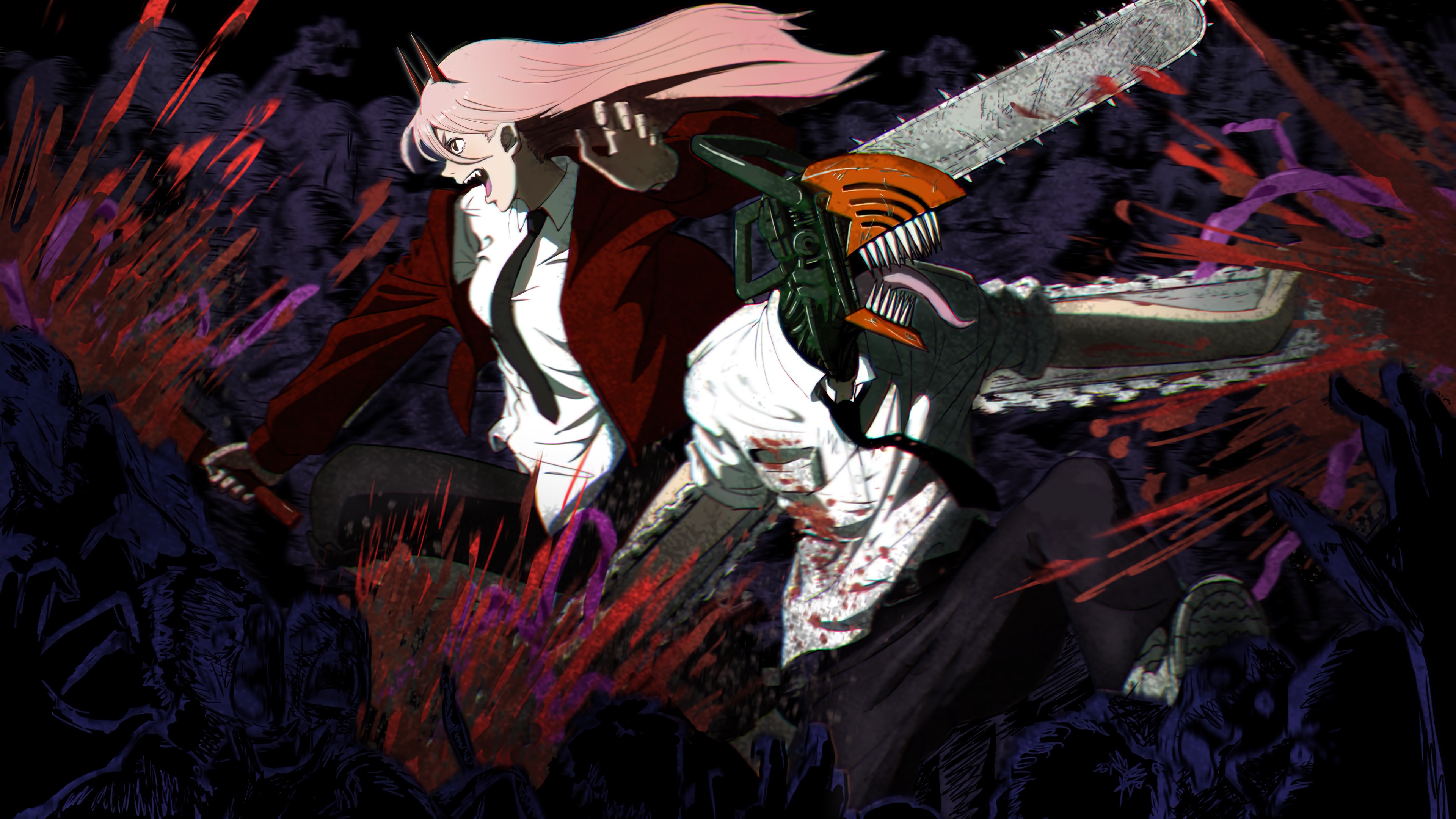 Chainsaw Man Anime Power Denji 4k Pc HD Wallpaper