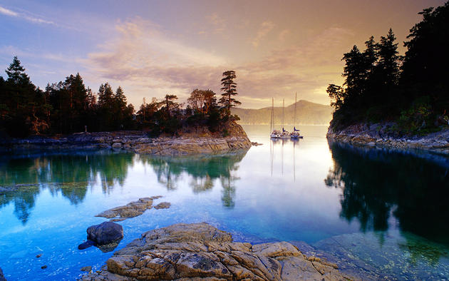 Daily Wallpaper Beautiful Canadian Lakes I Like To Waste My Time 630x394
