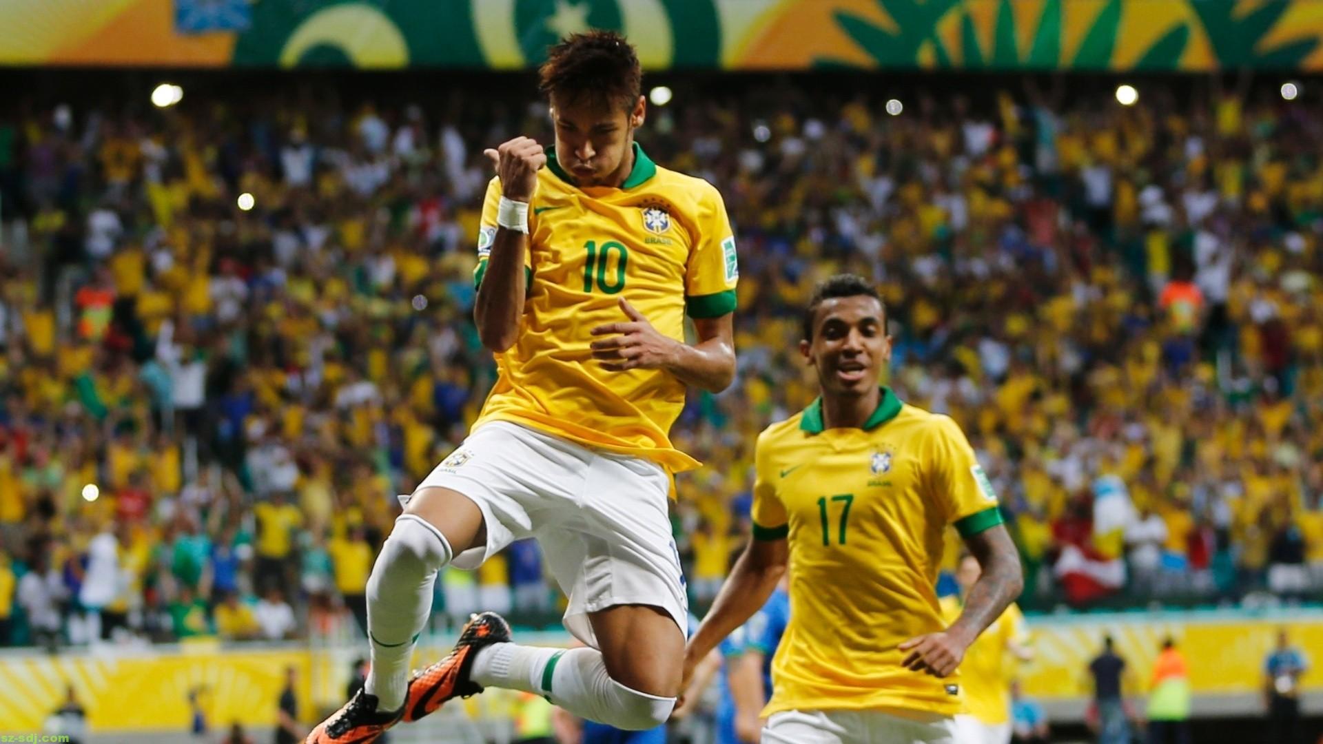 Neymar Jr Brazil Goal Celebratio