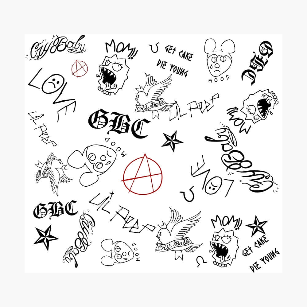 Lil Peep Logo Wallpaper