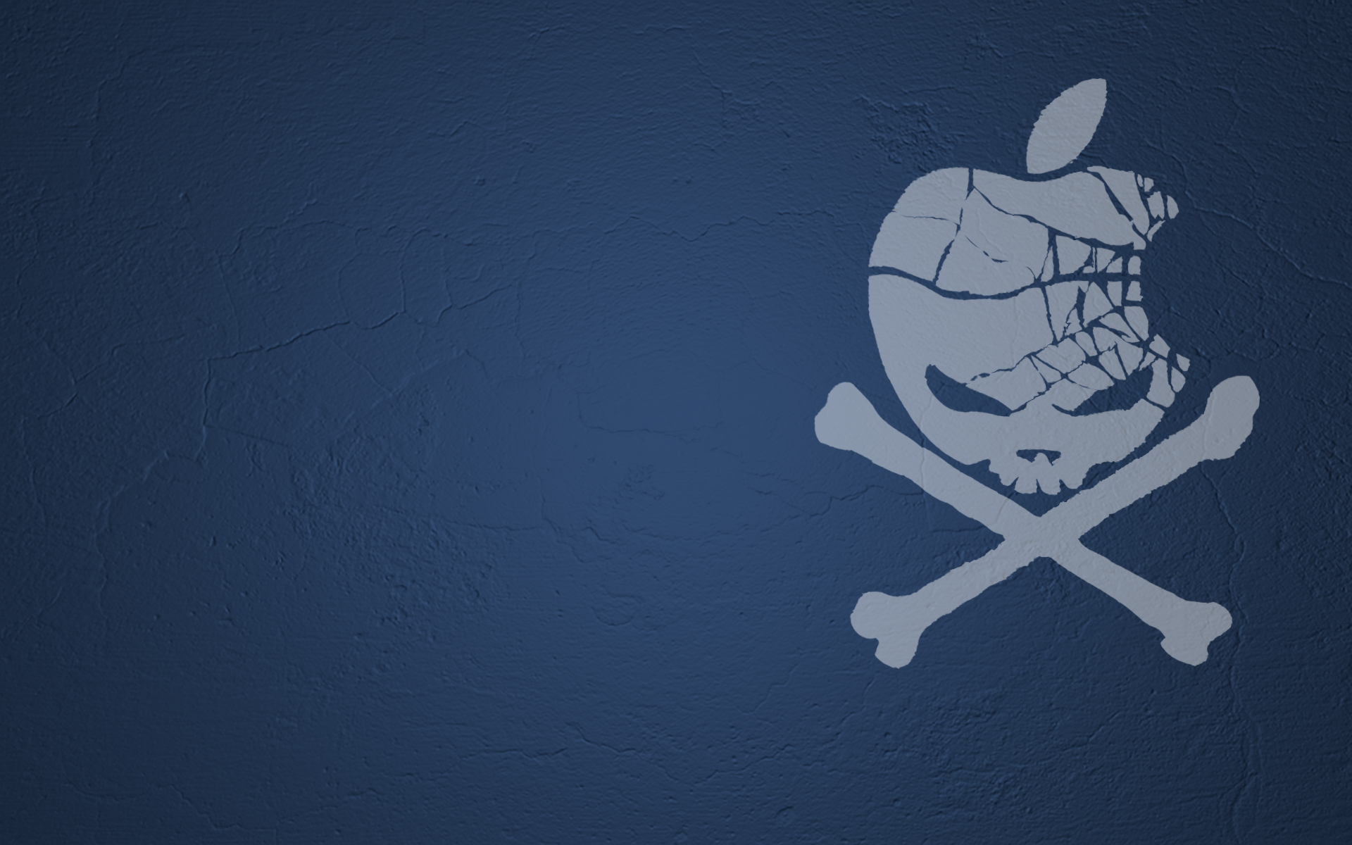 Blue Apple Wallpaper Inc Mac Piracy Logos