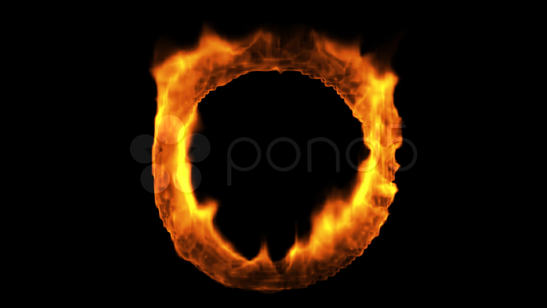Stock Video Ring Of Fire Alpha 1080p Pond5