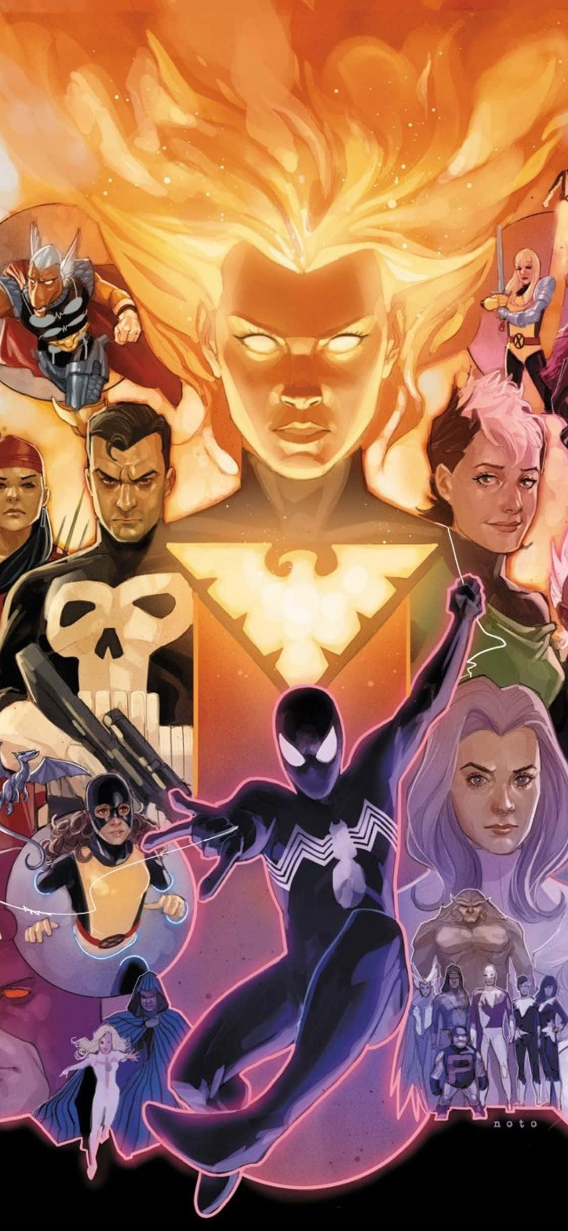 iPhone Xs Marvel Background X Wallpaper