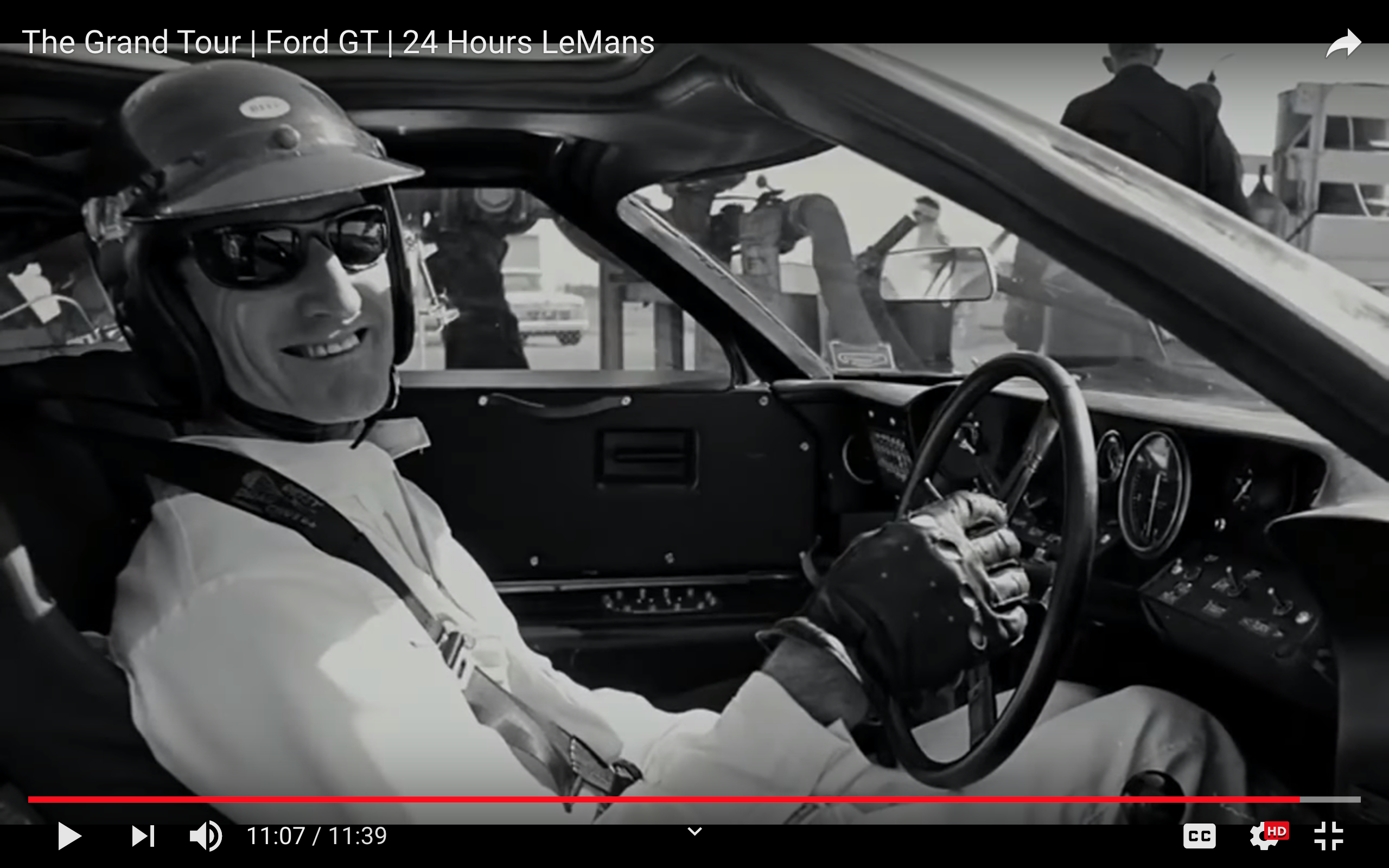 Ken Miles In Ford Gt40 With Image Race Cars