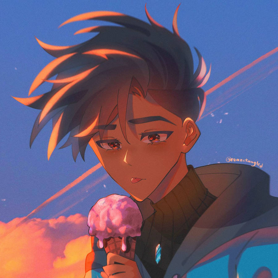 Aesthetic Profile Picture Anime Boy Art Wallpaper