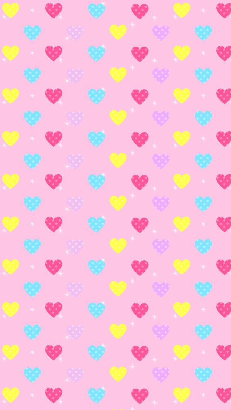 Wallpaper Heart Rainbow Love