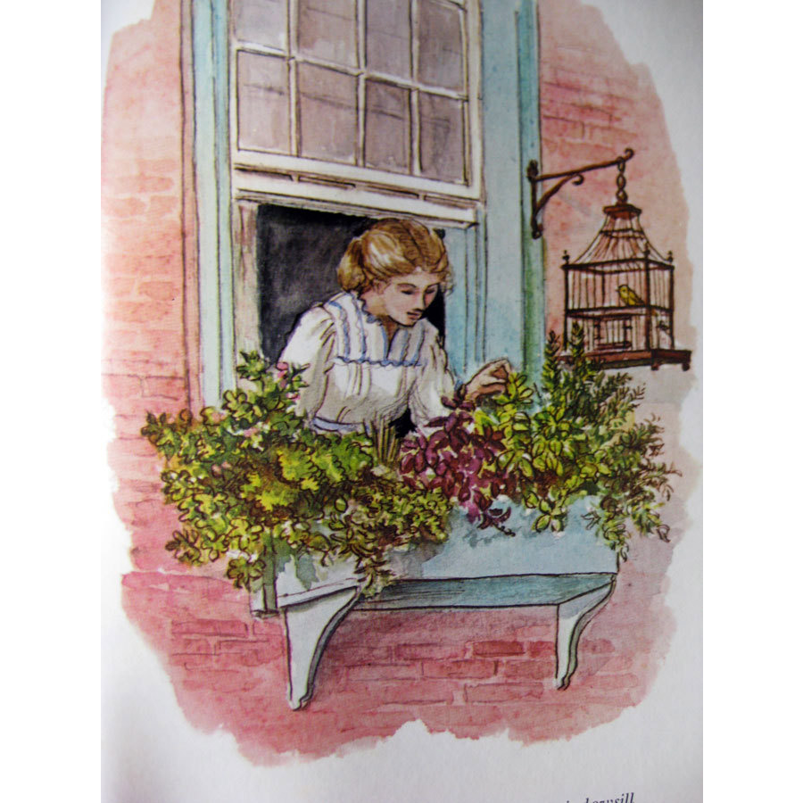 Betty Crockers Kitchen Gardens Tasha Tudor Illustrations Herb