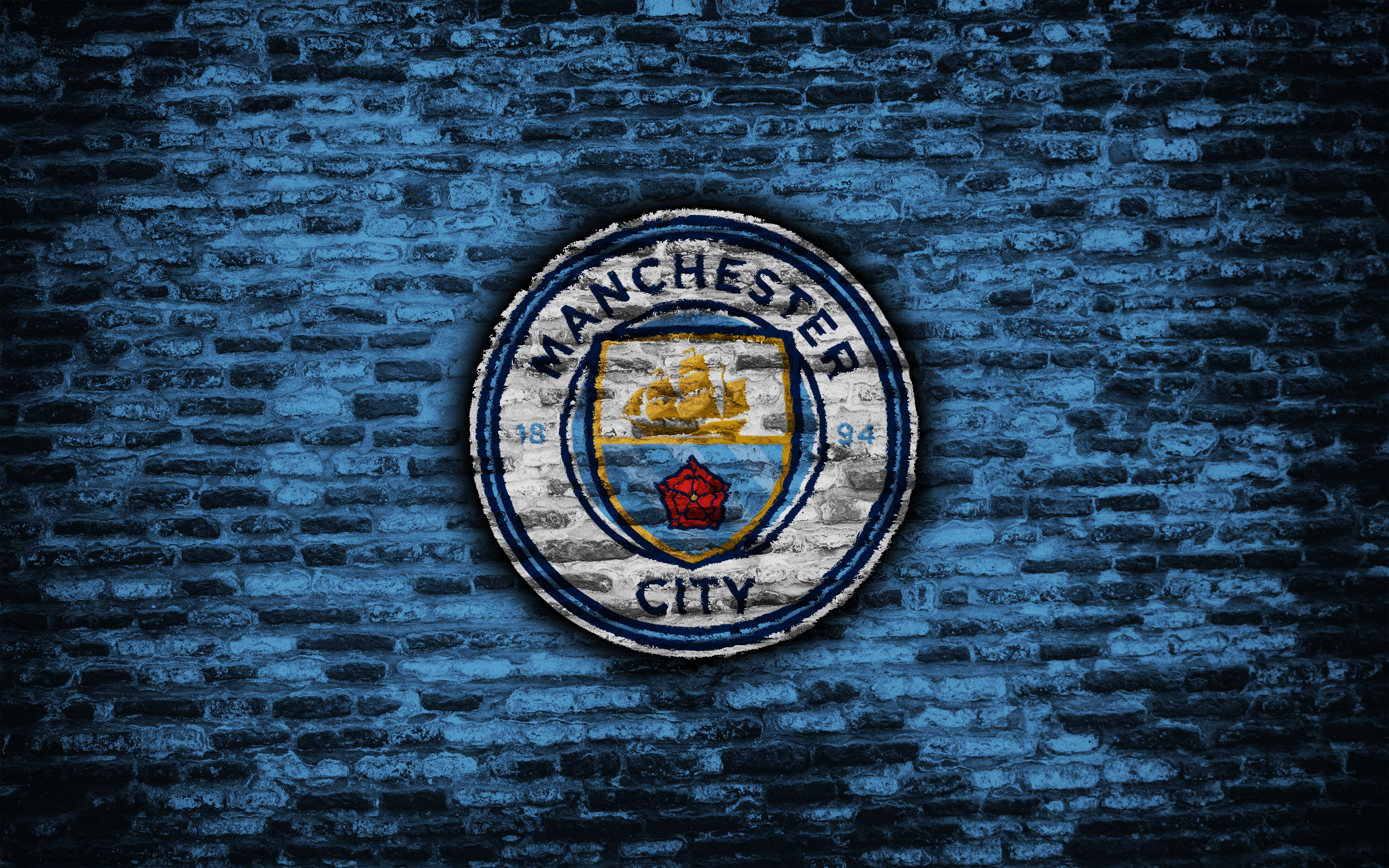 Manchester City Logo HD Wallpaper Background Image