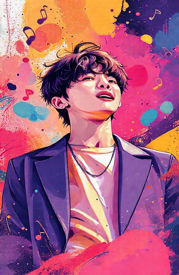 V Bts Idol Wallpaper