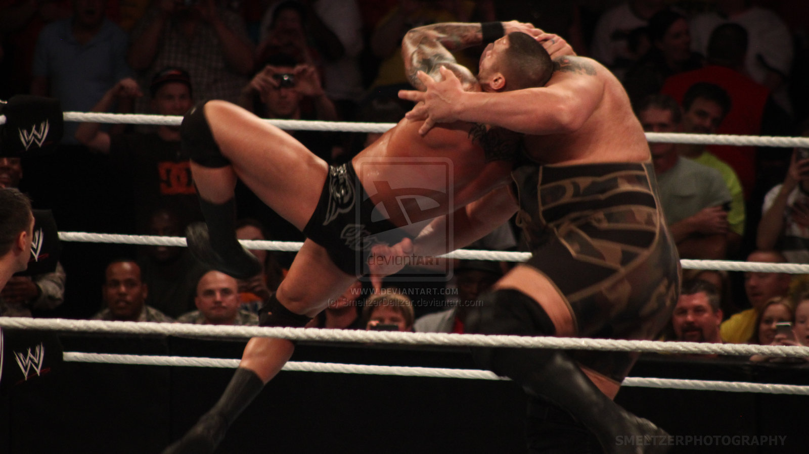 Randy Orton Hitting The Rko On Big Show By Smeltzerdeltzer