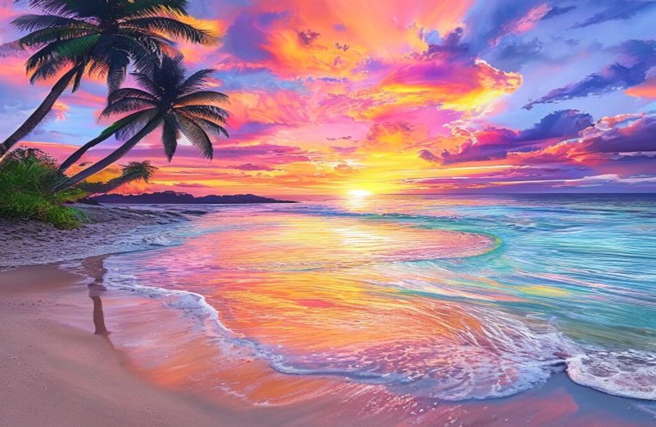 Beach Sunrise Wallpaper