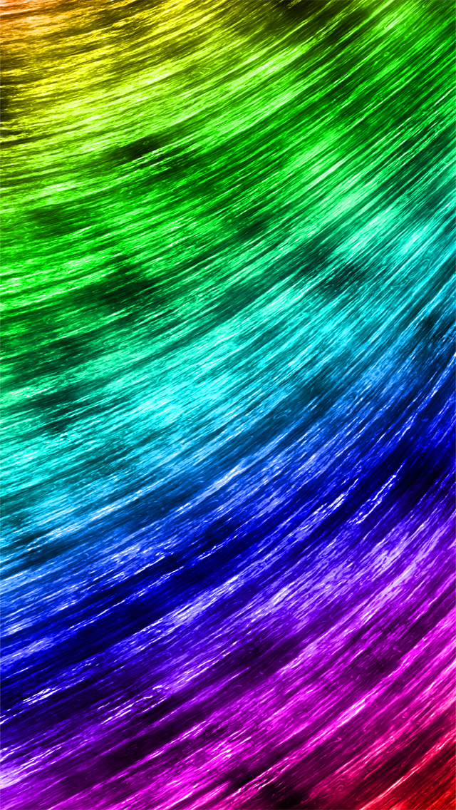 Wallpaper Rainbow Colors iPhone HD