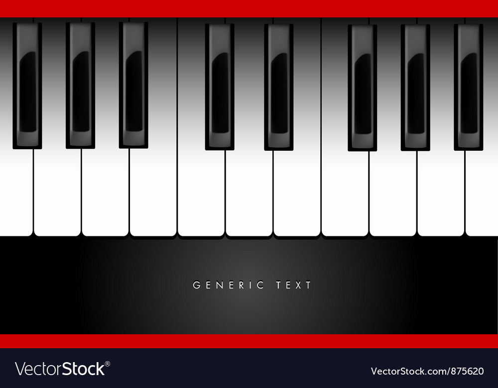 Piano Keyboard Background Royalty Vector Image