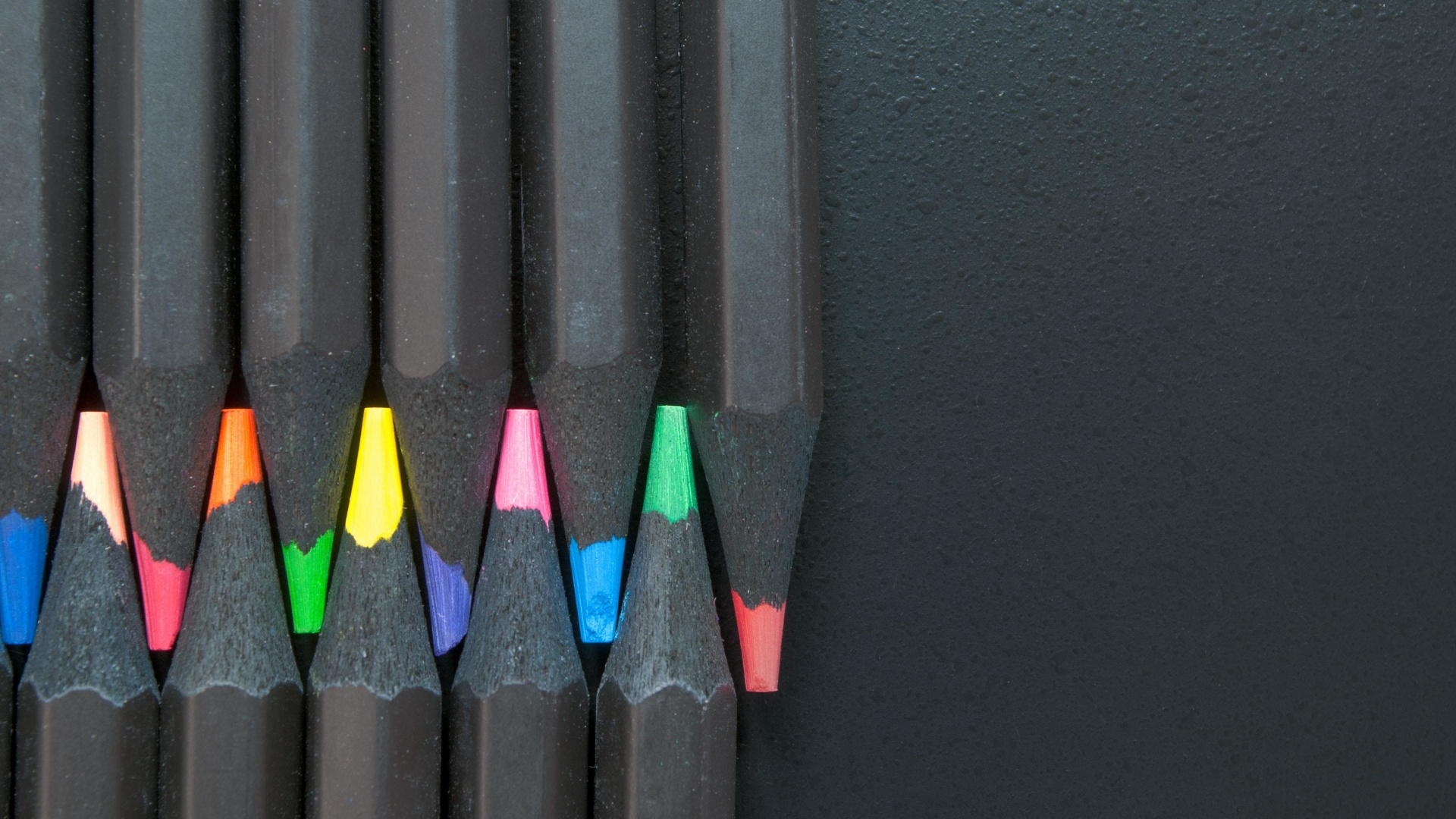 Colored Pencils HD Desktop Wallpaper