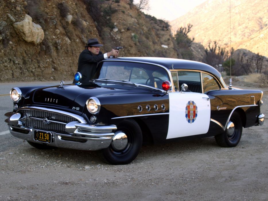 Buick Century Sedan Highway Patrol Police Retro Y Wallpaper