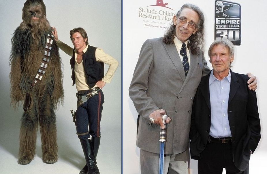 Chewbacca And Han Solo Then Now Jpg