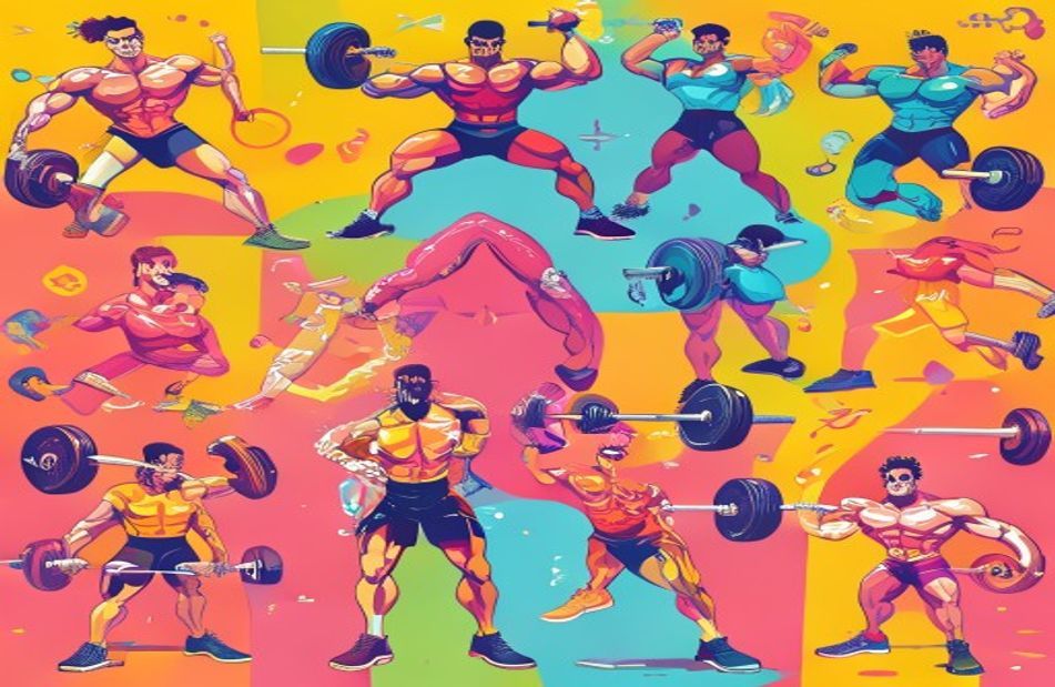 Cartoon Bodybuilding Wallpaper