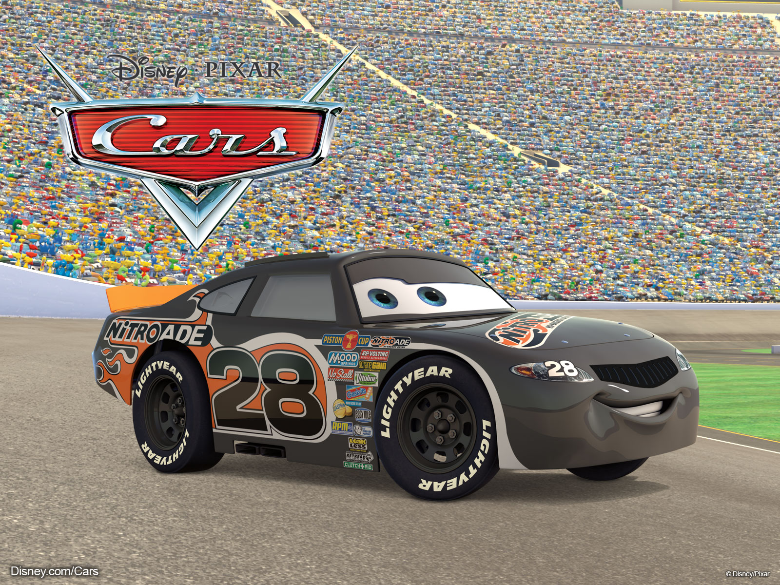 Aiken Axler Race Car From Pixar Cars Movie Wallpaper Click Picture
