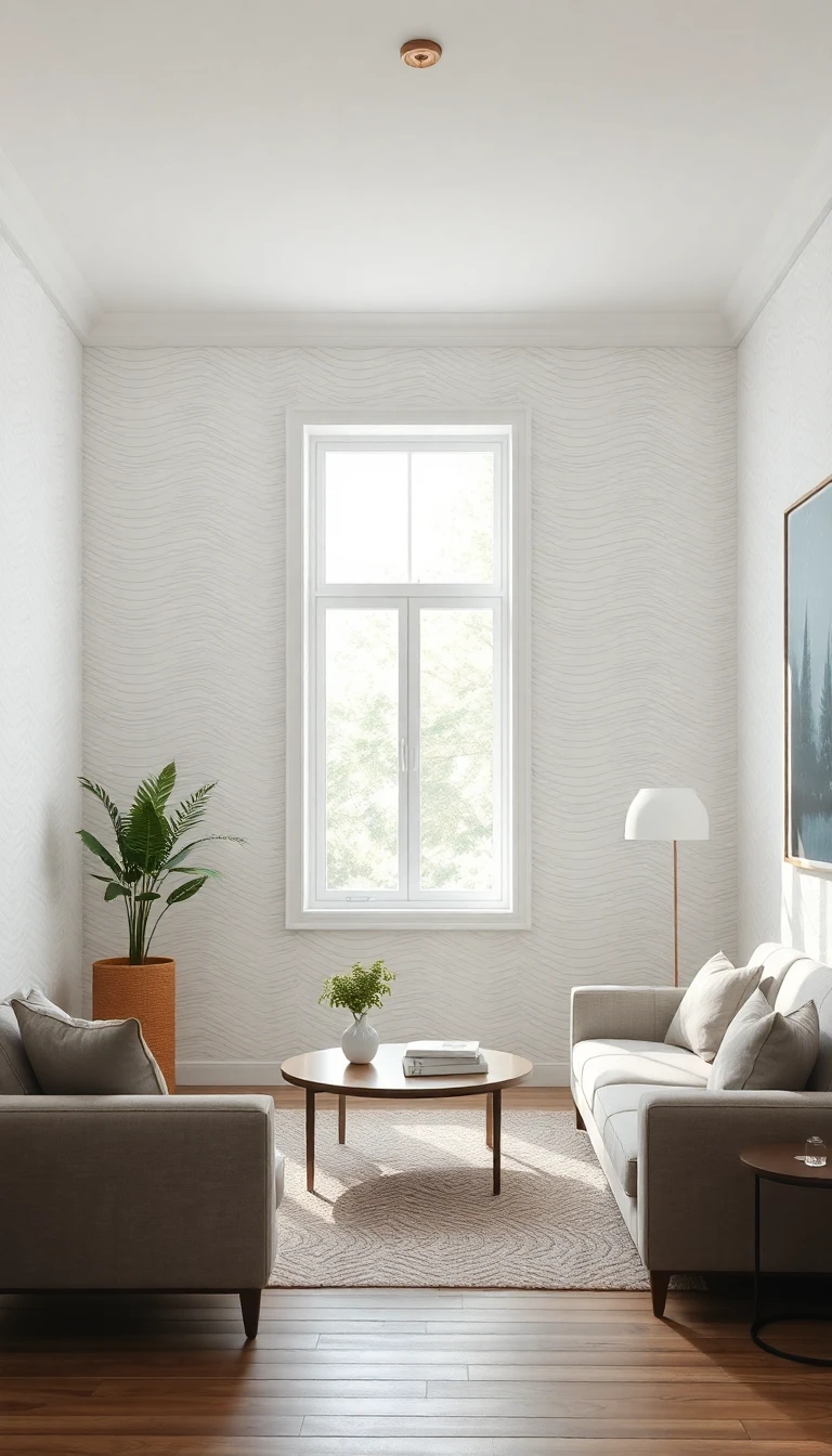 Modern White Wallpaper