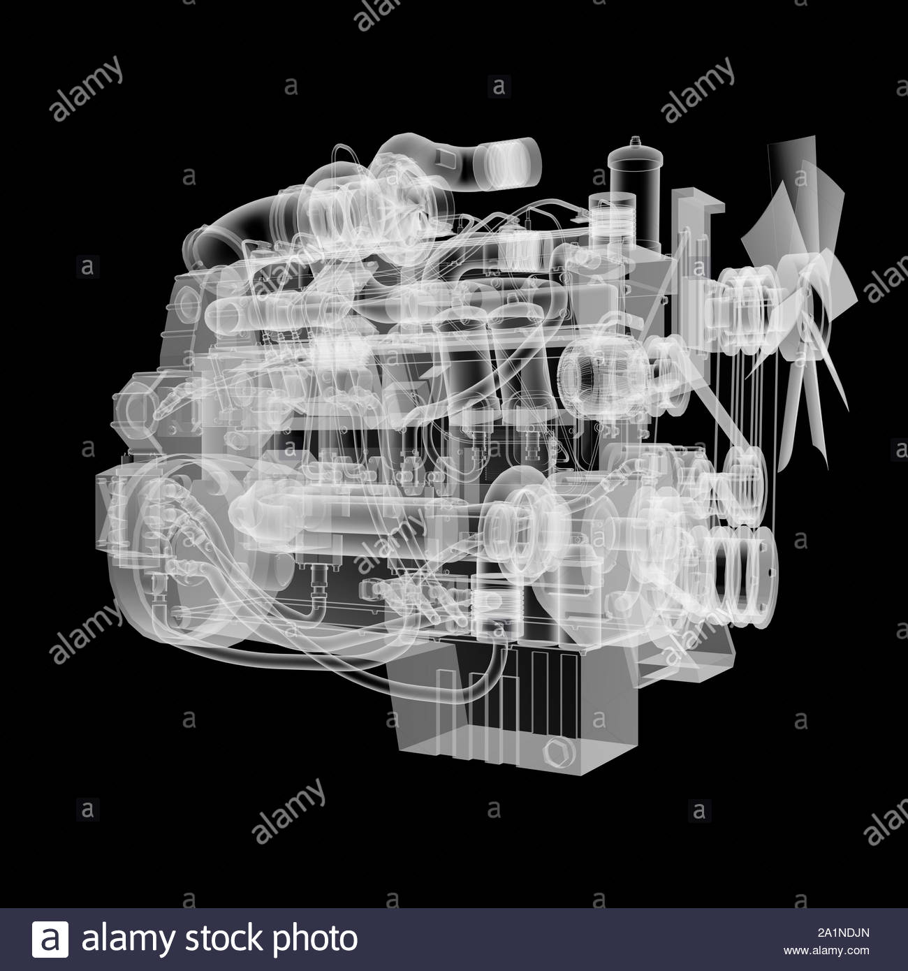 Free download Internal combustion engine X Ray style Isolated on black ...