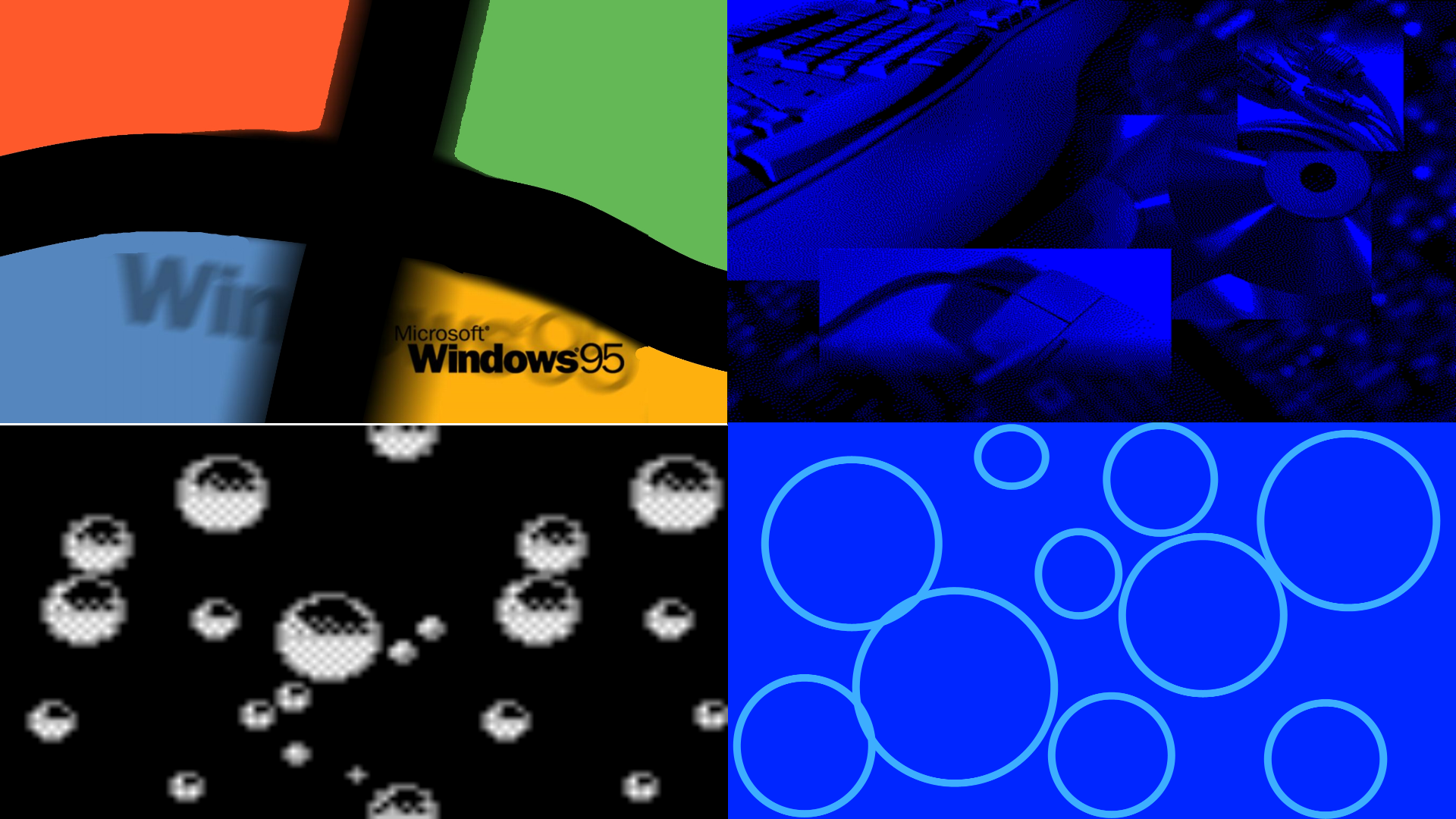 Bộ hình nền Windows 95: Đừng bỏ lỡ bộ sưu tập hình nền Windows 95 đầy quyến rũ và ấn tượng này. Bộ sưu tập này làm mới nhiều hình nền kinh điển của Windows 95 trong năm 1995, mang đến cho bạn sự đa dạng và sự lựa chọn đa dạng cho nền tảng máy tính của bạn.