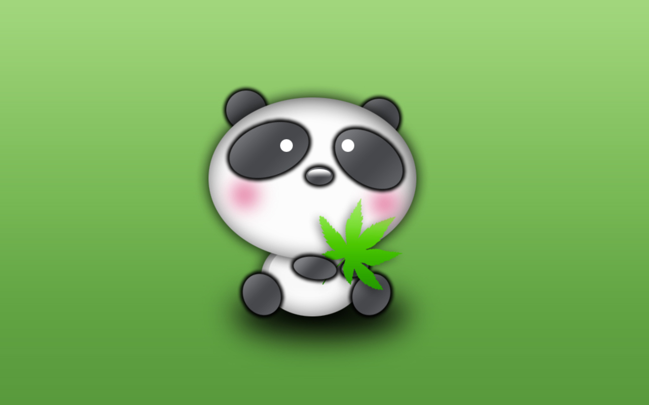 Cute Panda Cartoon Wallpaper Background