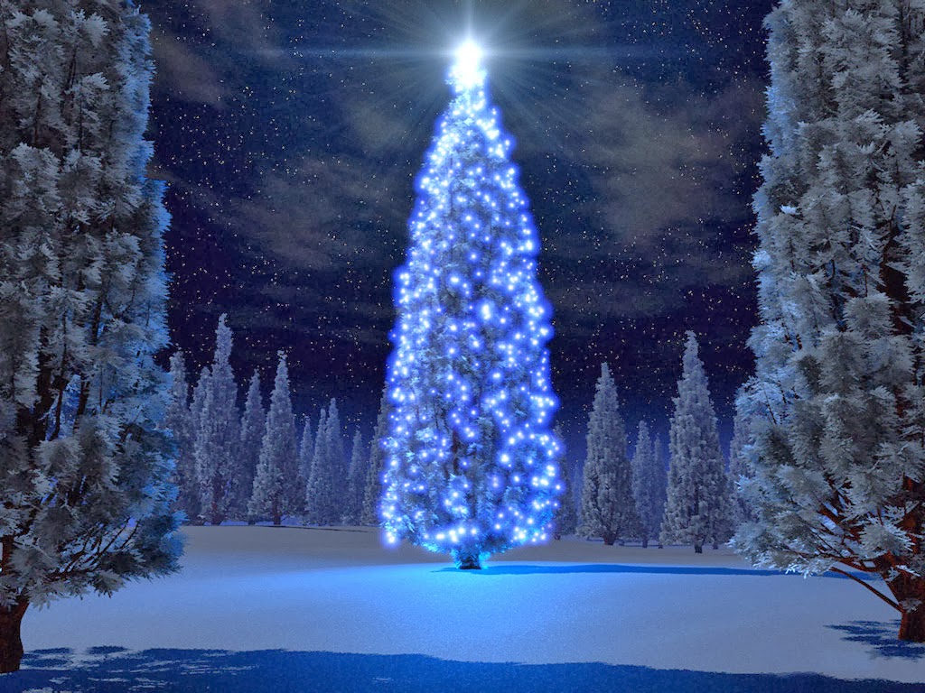 3d Christmas Beautiful Wallpaper Tree