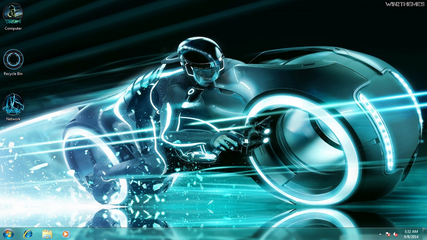 Tron Legacy Theme For Windows And Win2themes