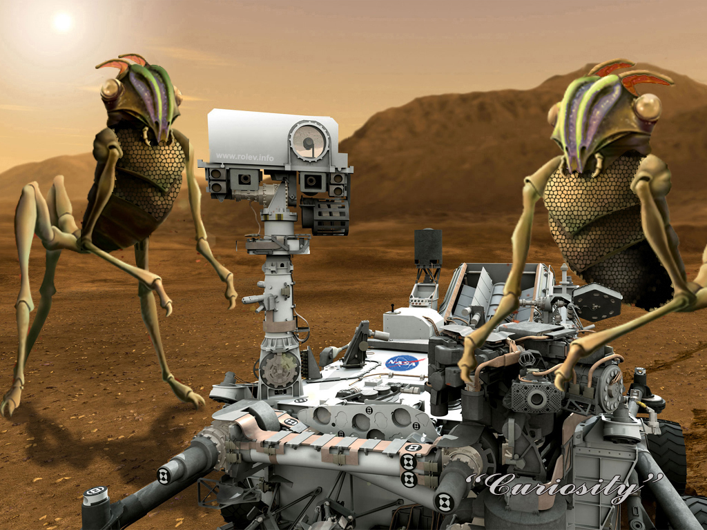 Desktop Mars Exploration Curiosity Wallpaper