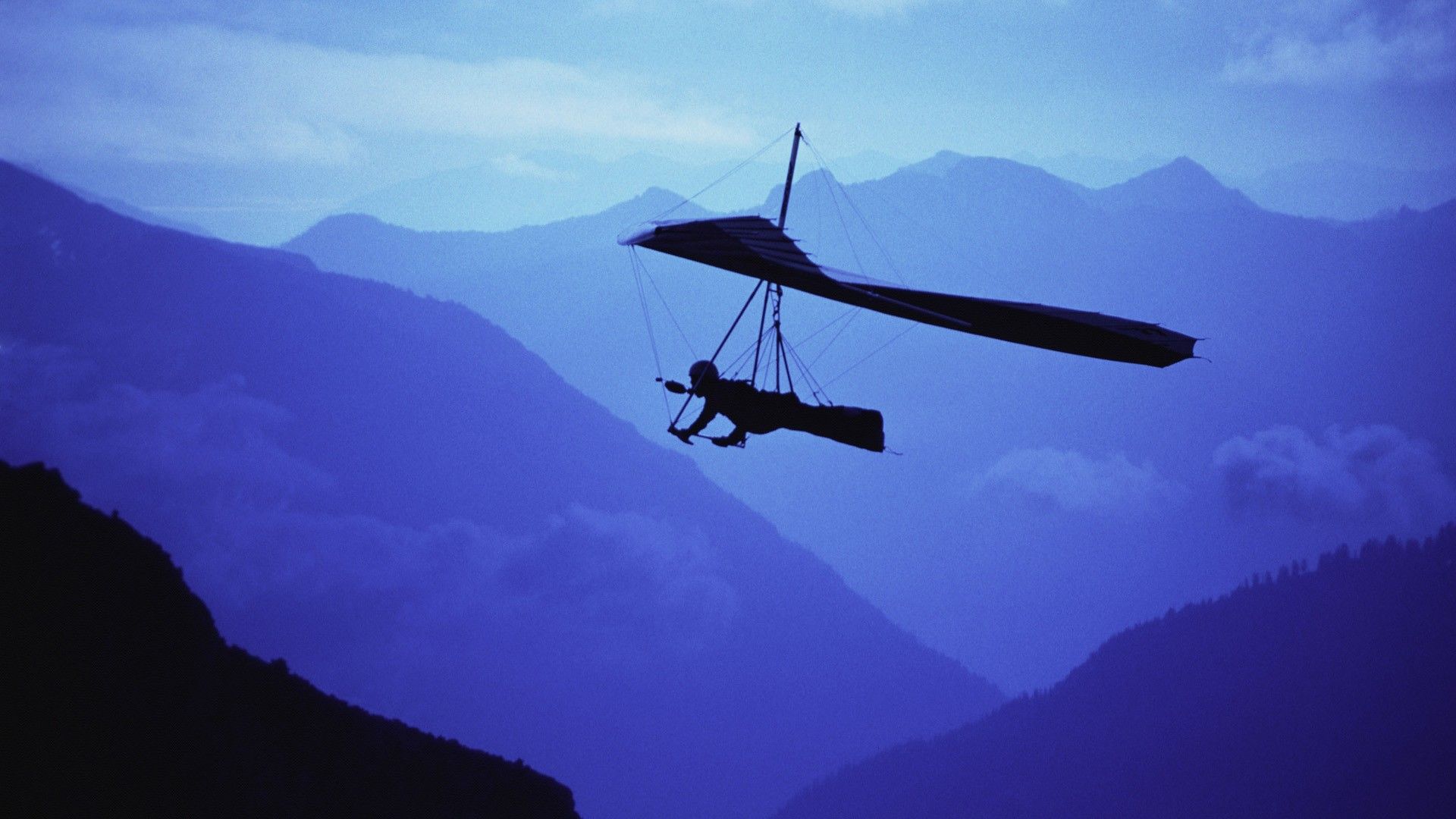 Image Detail For Hang Glider Over The Mountains Wallpaper To