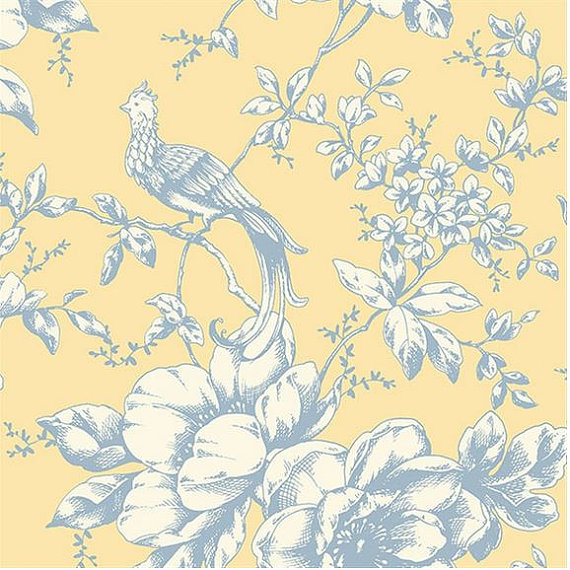 Wallpaper Blue And White Etched Exotic Bird By Wallpaperyourworld