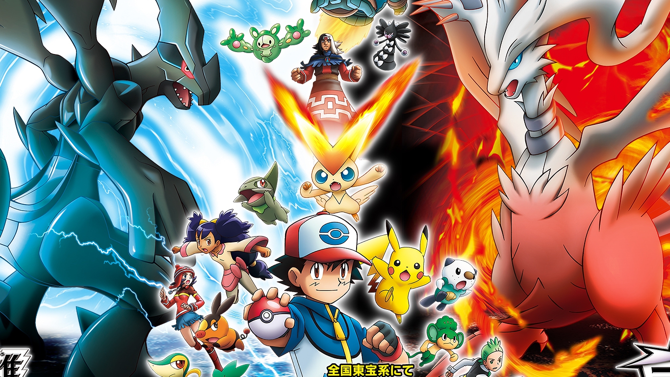 Pokemon Black and White wallpaper  Wall paper of the Unova   Flickr