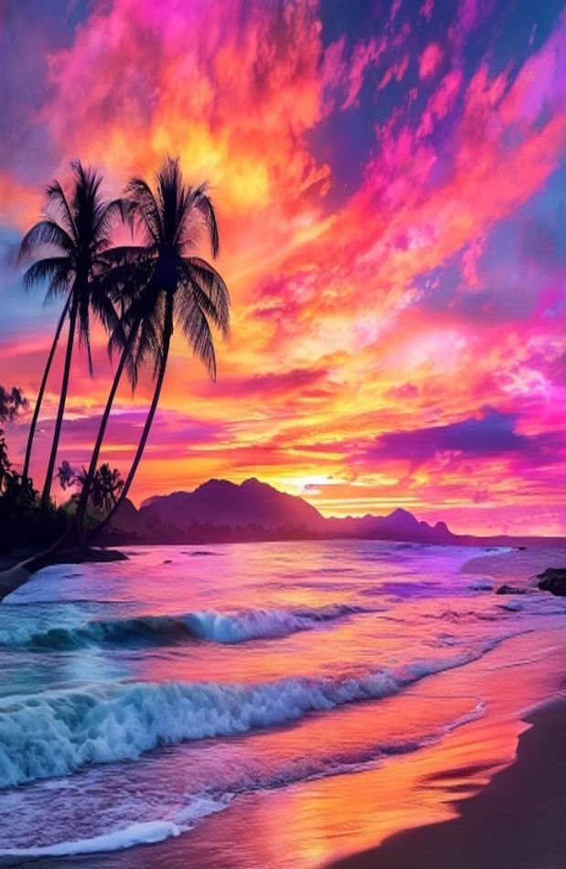 Hawaii Sunset Wallpaper