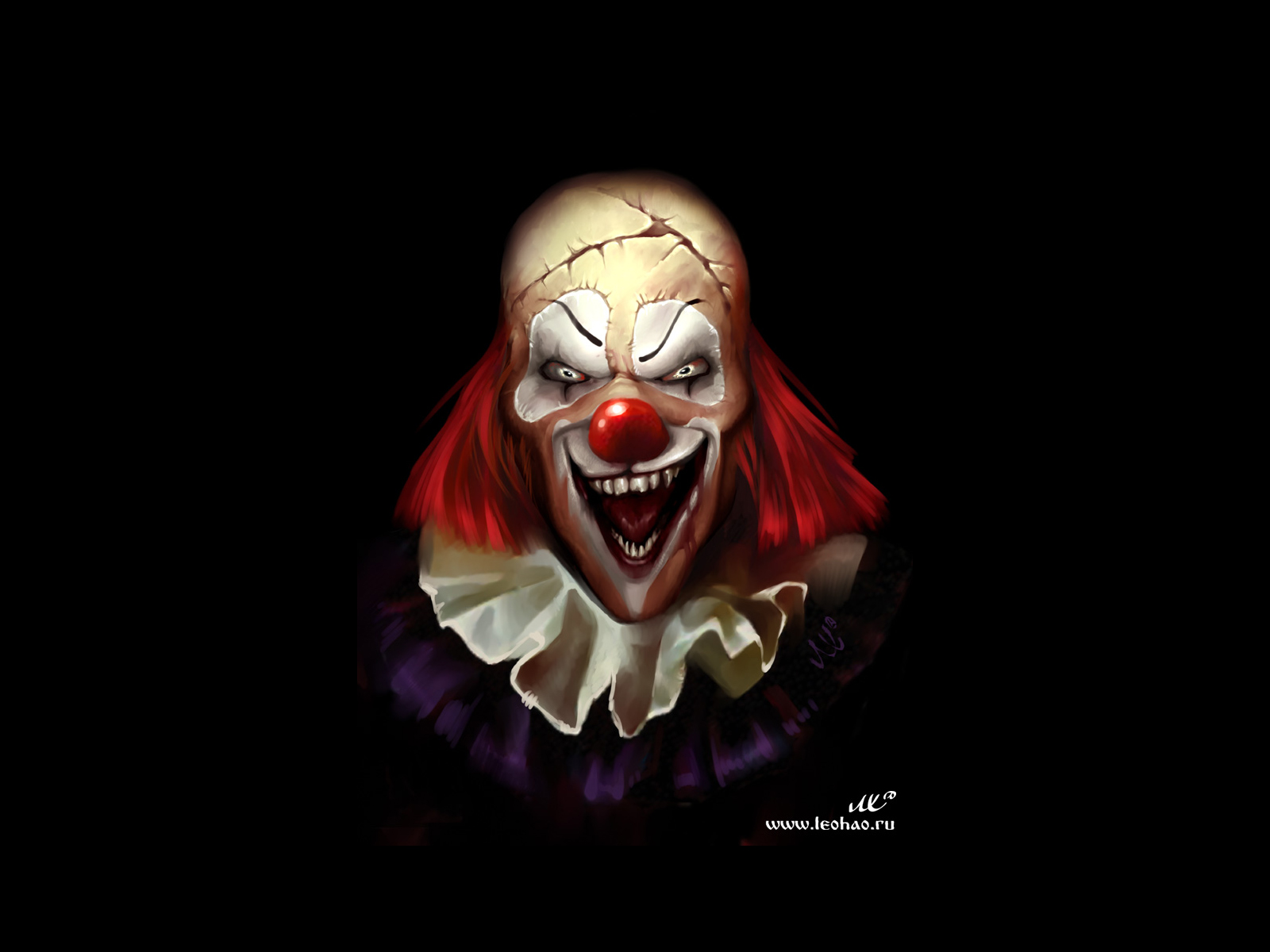 Evil Clown Wallpaper Background