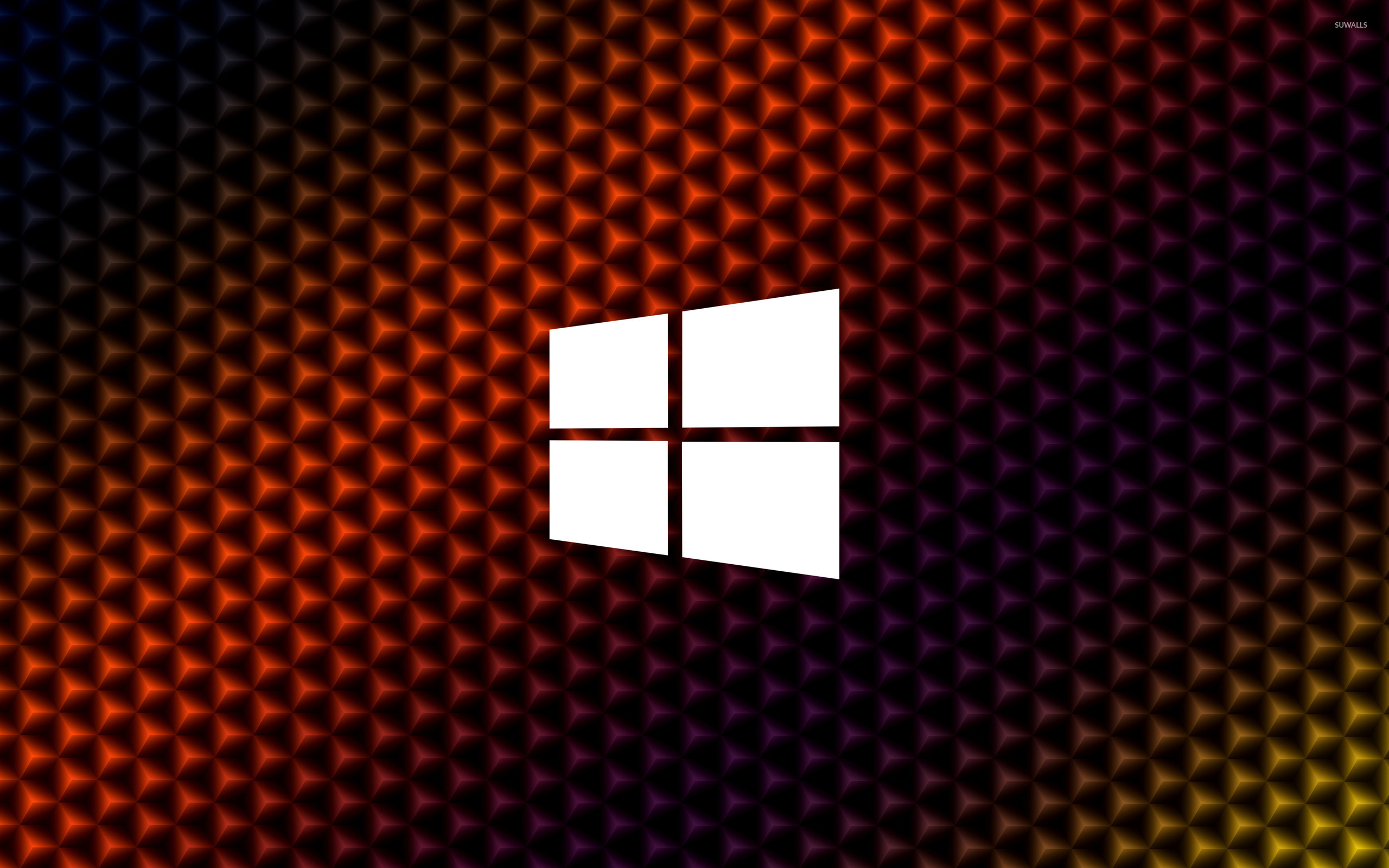 Windows On Colorful Cubes Wallpaper Puter