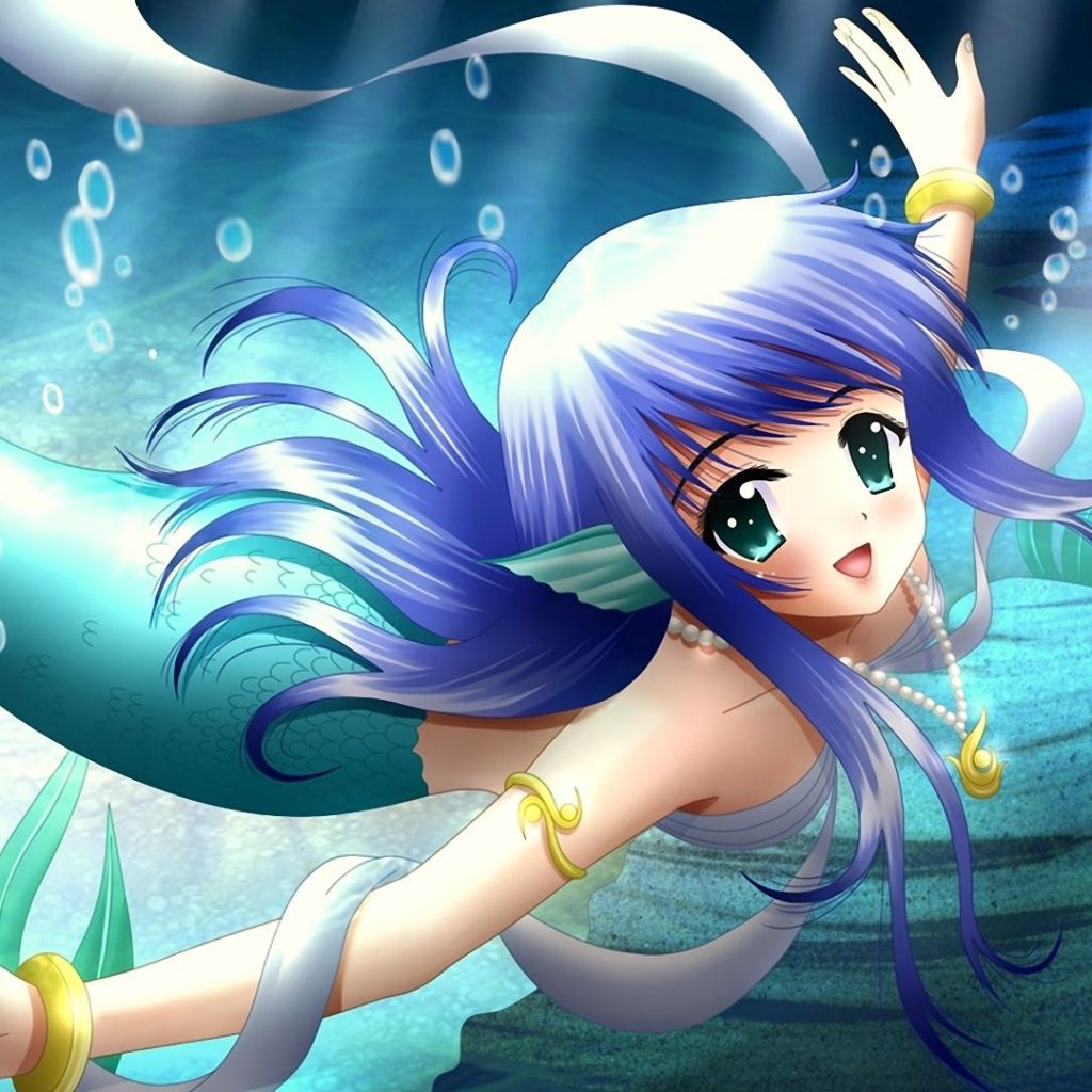 gracious-ant31: mermaid under water , full body character concept art of an  anime | | cute - fine - face, pretty face