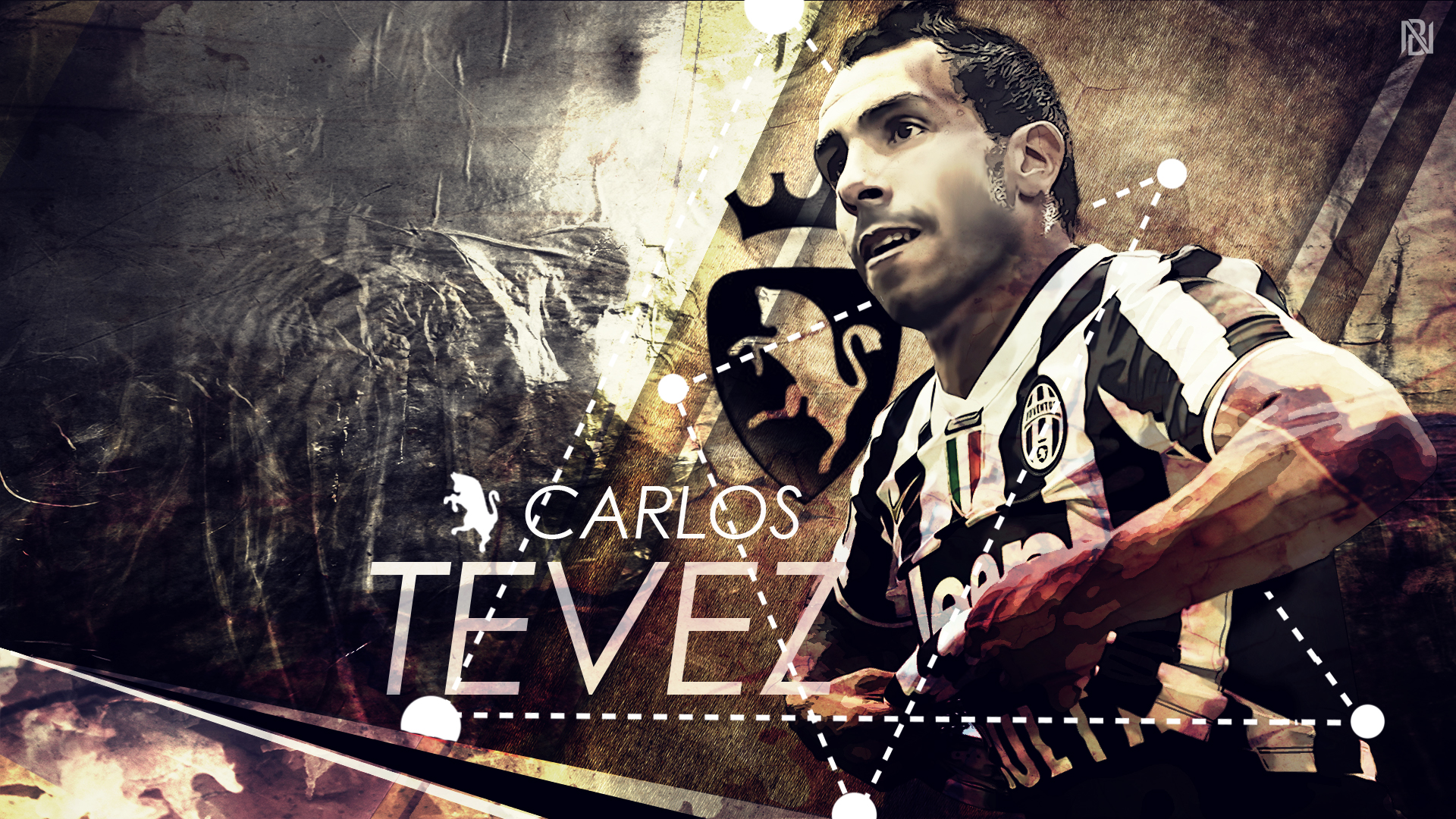 Carlos Tevez Juventus Wallpaper Football HD