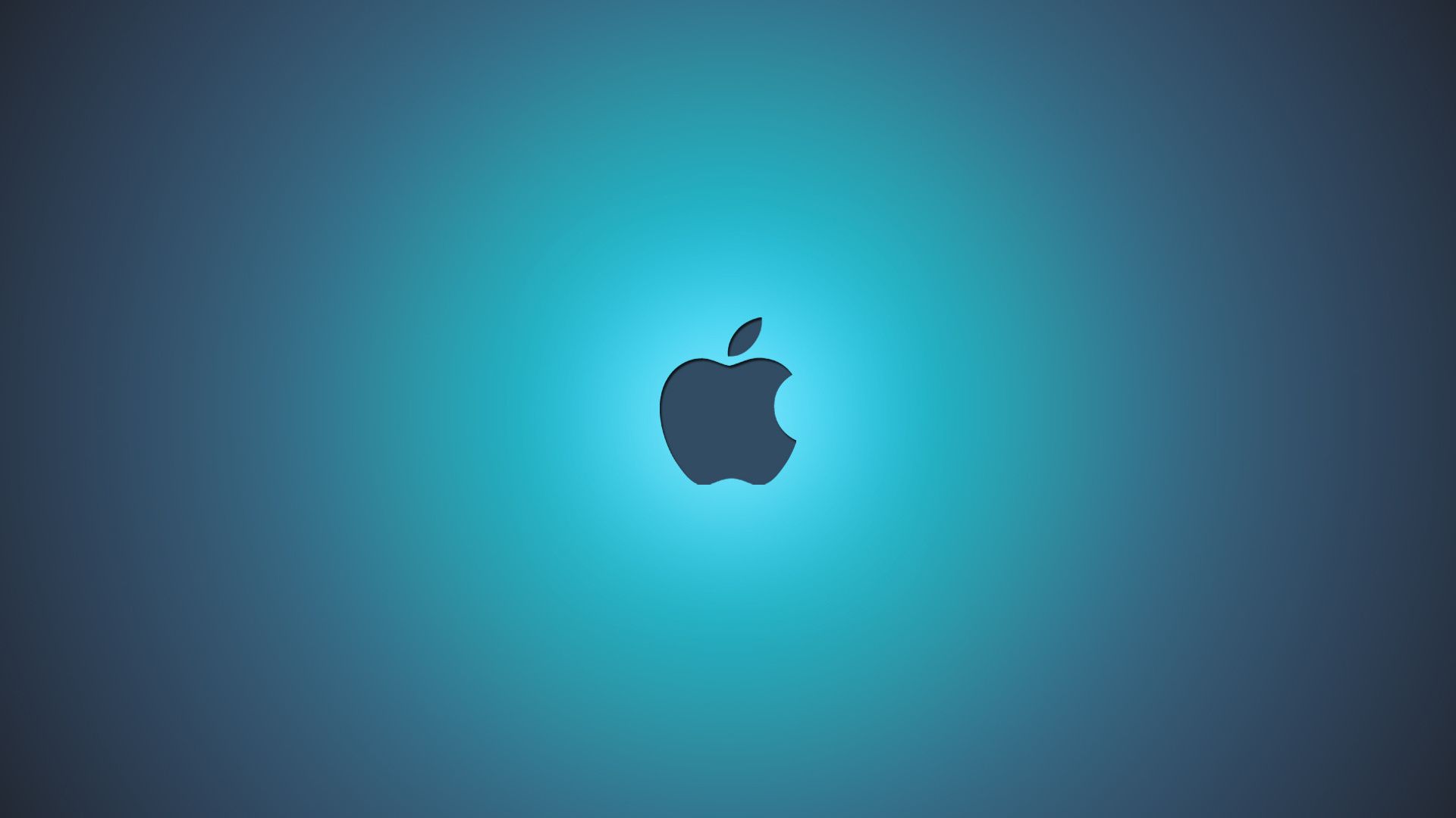 Apple Blue Background Wallpaper Desktop High