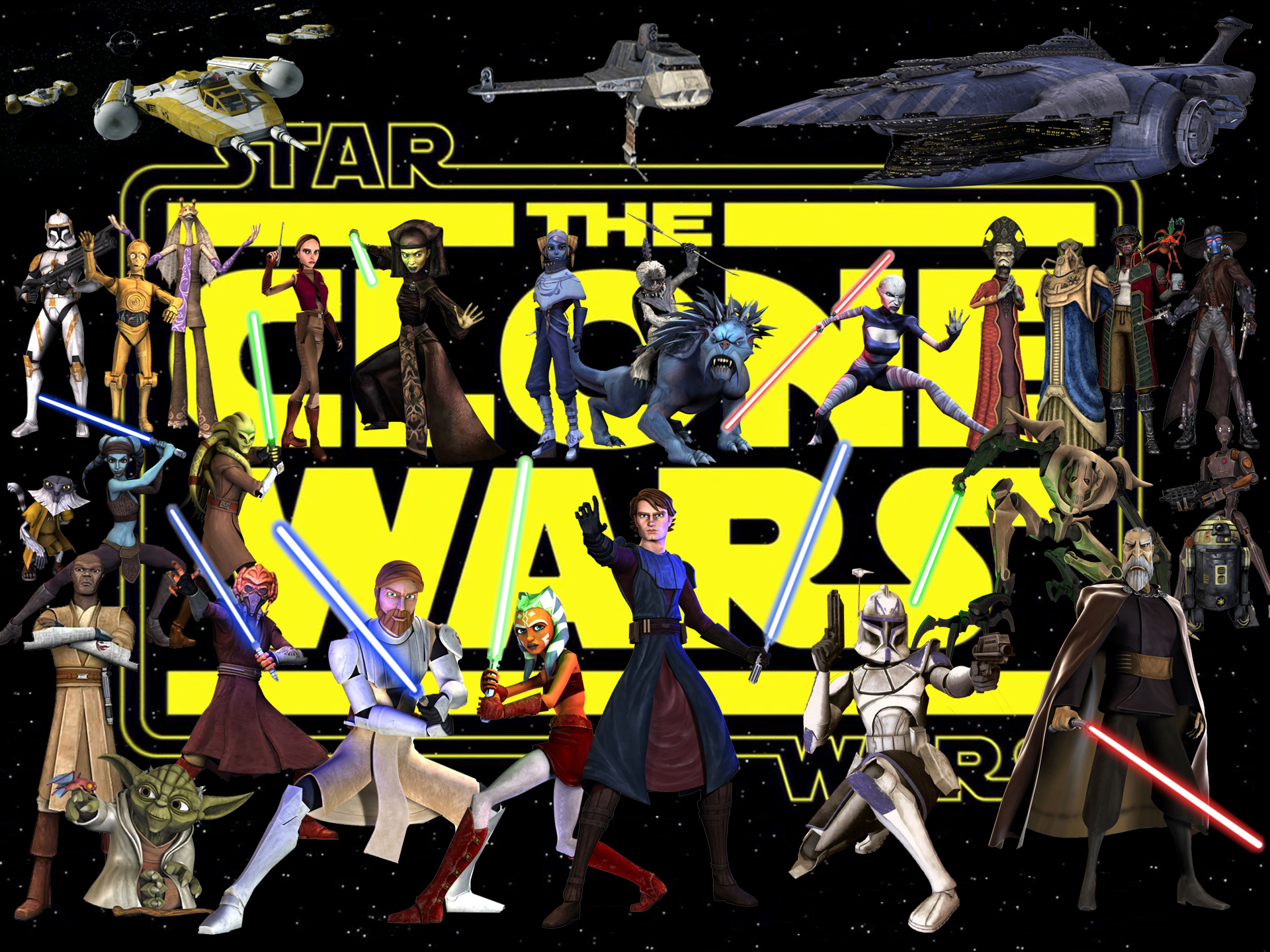 The Clone Wars Star Wallpaper