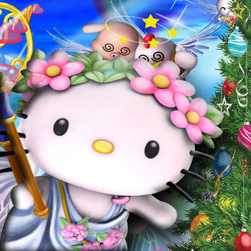 Pics Photos Kitty Wallpaper Hello Sanrio Christmas Angel