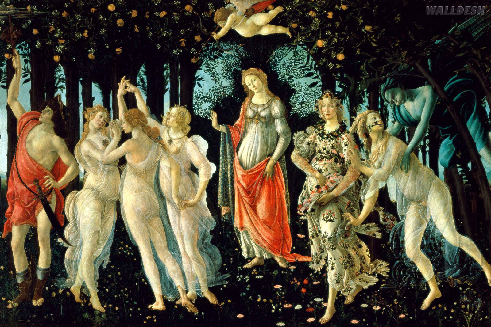 La Primavera Sandro Botticelli Pap Is De Parede Para Pc Fotos