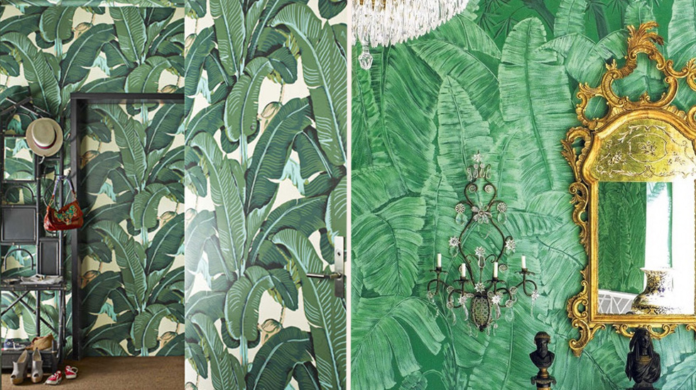Have A Space That S Begging To Be Covered In Banana Leaf Print
