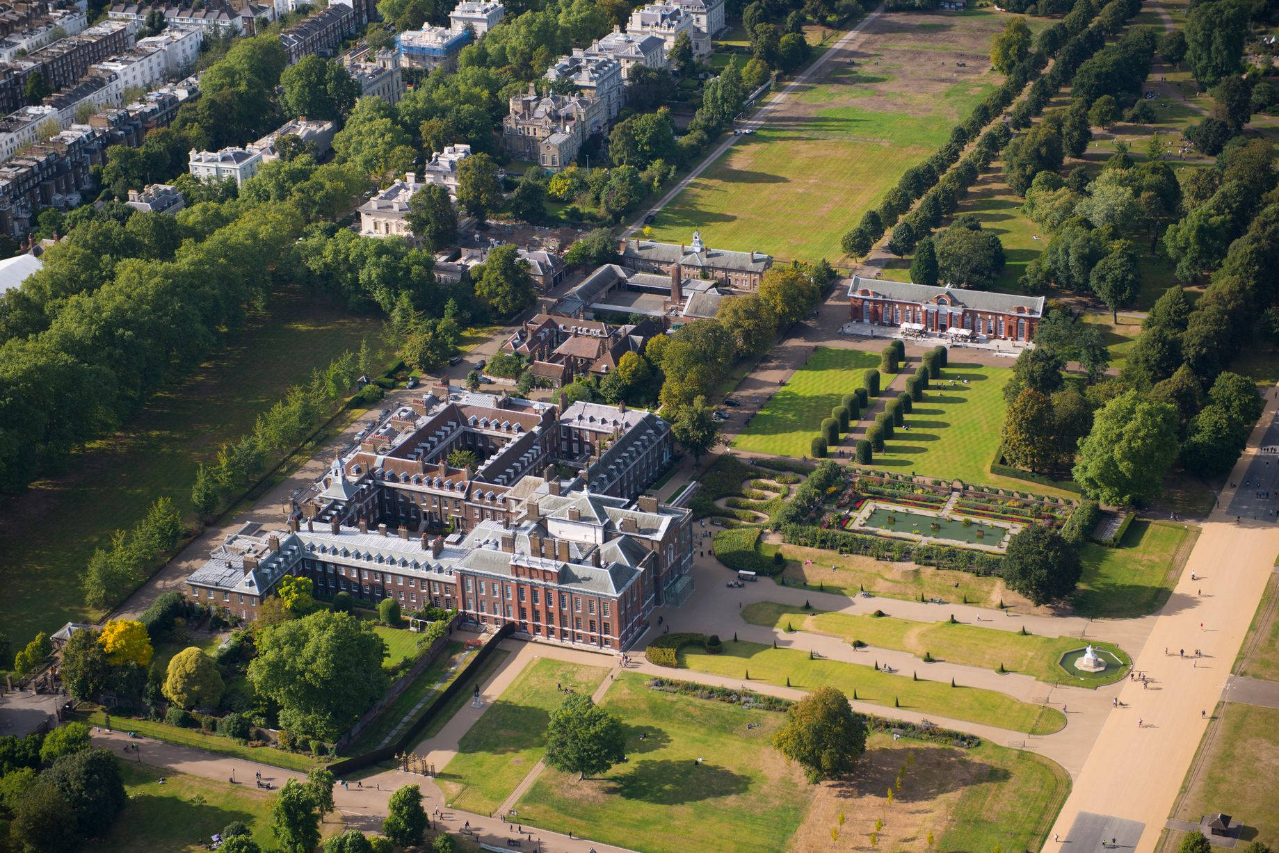 Aerial Of The Kensington Palace Wallpaper