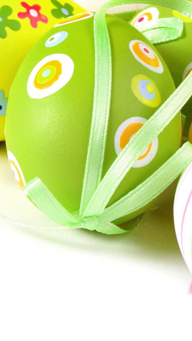 Happy Easter 2013   Download Easter Eggs iPhone 5 HD Wallpapers 640x1136